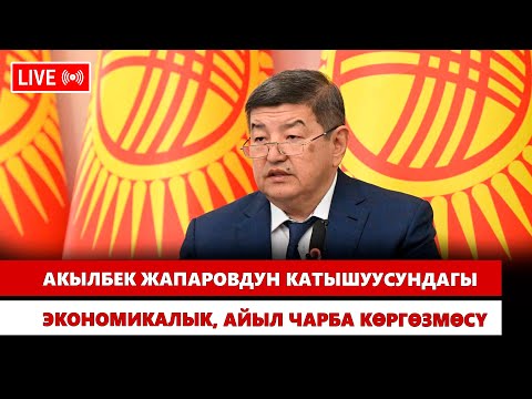 КР Минкаб Төрагасы Акылбек Жапаровдун катышуусундагы экономикалык, айыл чарба көргөзмөсү