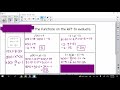 Evaluating Functions and Function Notation
