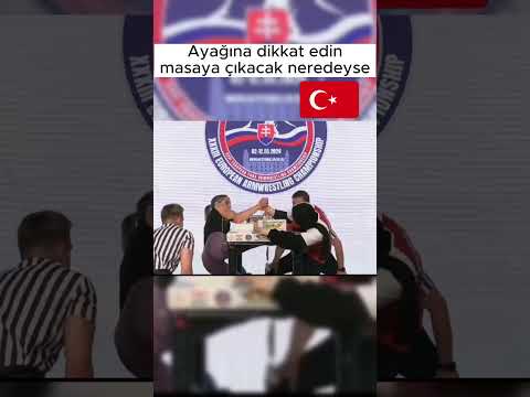 Türkün Gücünü Bilek Güreşi Müsabakasında da Görüyoruz! #shorts