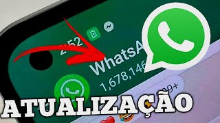 NOVA ATUALIZAÇÃO DO WHATSAPP 2025!! Função incrível 
