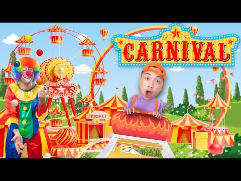 BANG BENT BERMAIN DI CARNIVAL | OUTDOOR PLAYGROUND | ASMR MUKBANG PORORO FOOD