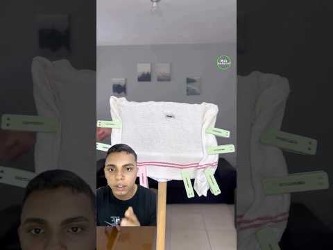 Coloque um toalha na sua vassoura e você não terá mais esse problema