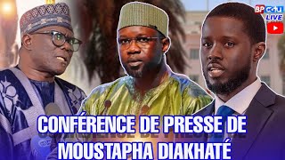 🔴 Direct - Suivez la conférence de presse de Moustapha Diakhaté après sa sortie de prison