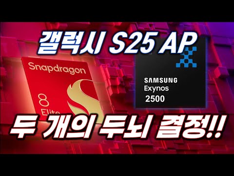 삼성전자는 갤럭시S25의 AP 이원화를 결정했습니다.
