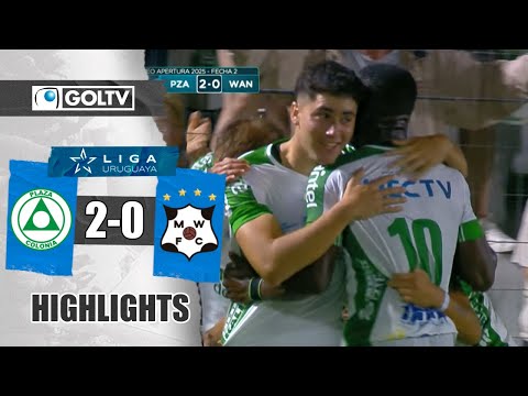 CON GOLES DE RUIZ DIAZ Y REDIN | Plaza Colonia 2 - 0 Wanderers | GOLES | Primera División de Uruguay