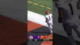 Ja,Marr Chase Griddy! #jamarrchase #bengals #nfl #shorts #griddy #td