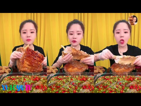 【Xiaoyu Mukbang】XIAOYU EATING SHOW。MUKBANG SATISFYING。Mukbang Chinese。N02。230222。5