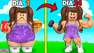 24 DIAS PARA PERDER PESO! CONSEGUI? ROBLOX