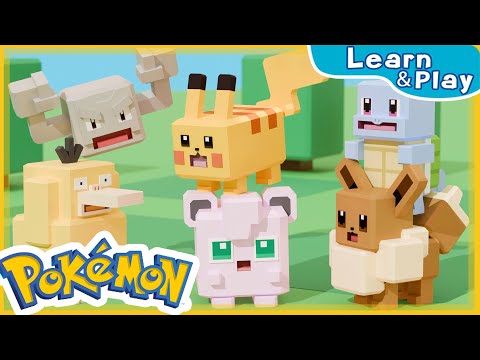 Cube-Shaped Pokémon Characters | Learn & Play with Pokémon | Fun Animation for Kids 🌟🎨