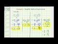 Simplifying Radical Expressions and Factors