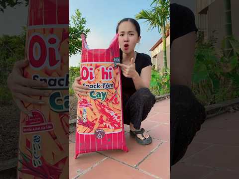 Thử Ăn Gói Bim Bim Khủng Lồ