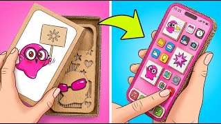 Gadgets DIY de Cartón 📱✨ Manualidades Creativas con Slime Sam