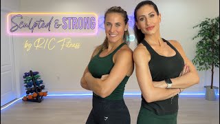 10-Day Sculpted & Strong Challenge/ Day 1 Sample Class / Toned & Sculpted In Just 20-Minutes A Day