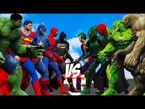 Epic Showdown: Team Justice vs Team Villains – What If?