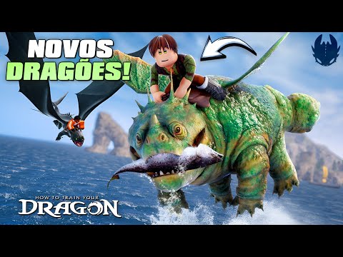 CONSEGUI NOVOS DRAGÕES! | ROBLOX: COMO TREINAR O SEU DRAGÃO