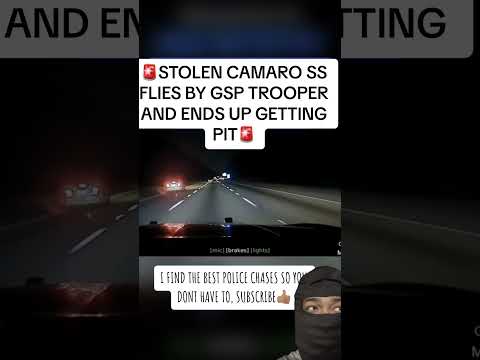CAMARO SS COULDNT STOP SWERVING? #carcommunity #policechase #police #cops #camaross
