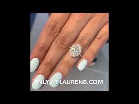 2.53 ct Oval Diamond Invisible Gallery™ Halo Ring