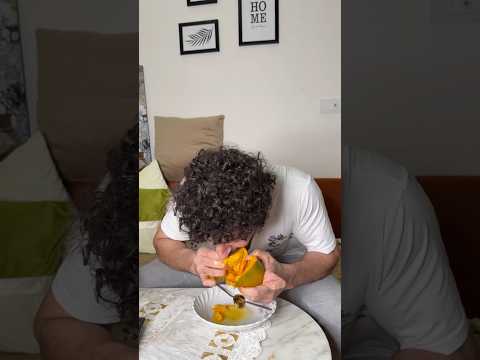 طريقة اكل المانجا 😂🥭
