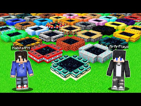 1000 Super End Portals in Minecraft