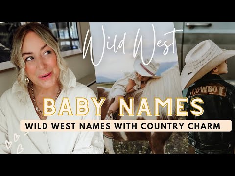 The Western Baby Names That Are Rodeo Ready!  Country Charm Names For Boys and Girls // SJ STRUM