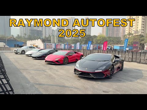 Raymond Autofest 2025 | Supercars | Vintage Cars : Lamborghini + Ferrari + Mclaren + Many more