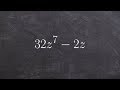 Factoring Polynomials and GCF Concepts