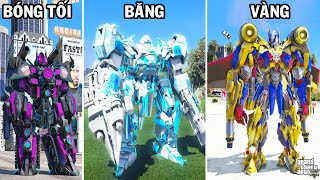 GTA 5 - Mua tất cả cơ thể Nguyên tố của Optimus Transformer (Nước, Lửa, Băng, Vàng...) | GHTG