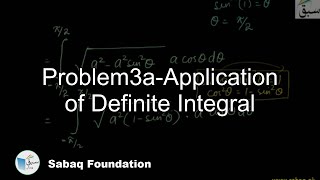 Problem3a-Application of Definite Integral