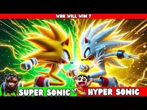 HYPER SONIC VS SUPER SONIC with SHINCHAN and CHOP In Jump Force Mugen