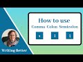 Exploring Commas, Colons, and Semicolons in Writing