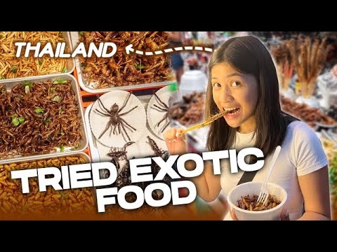 EATING EXOTIC FOOD (kumain ako ng ipis HAHA) | Chelseah Hilary
