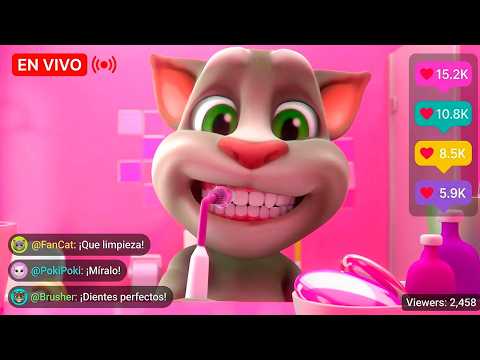 Mañana con Talking Tom 🔴 EN VIVO - TEMPORADA 1 COMPLETA 🐱 Super Toons TV Dibujos Animados