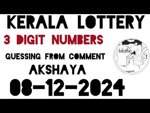 Kerala Lottery Guessing #08-12-2024|#Akshaya Lottery  #Guessing from comments #motho Tv