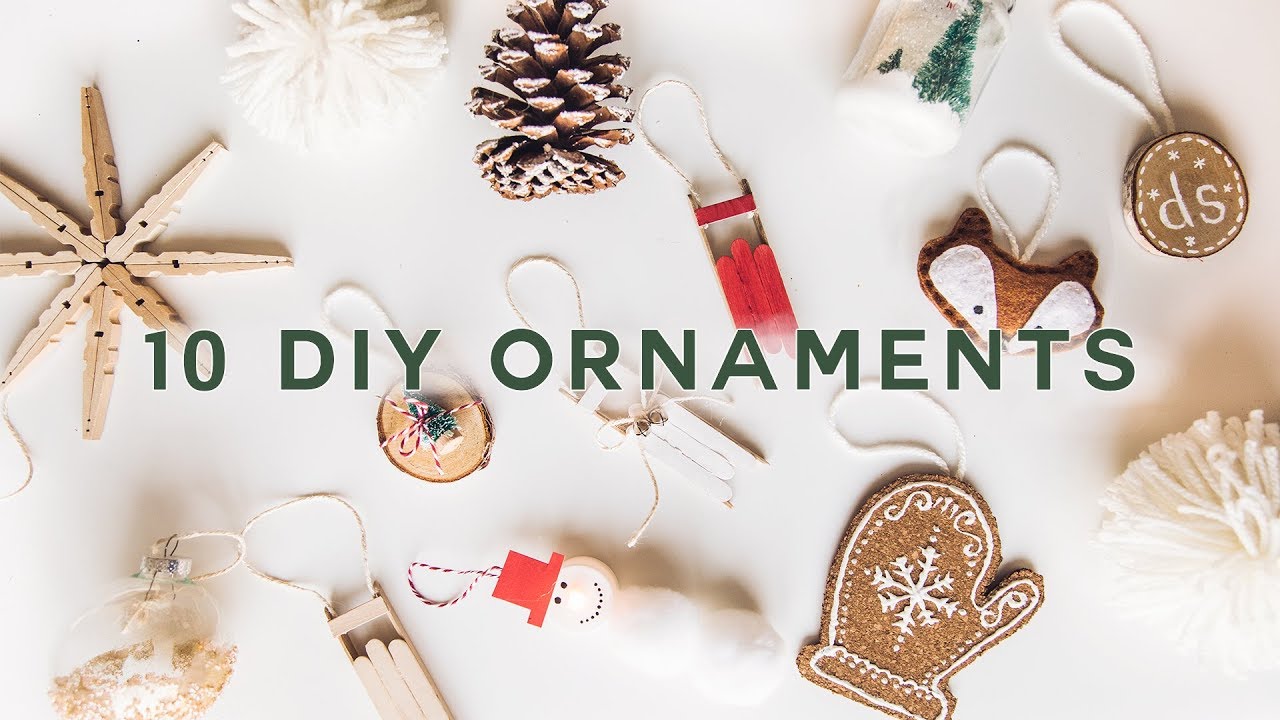 10 diy christmas ornaments - cheap + aesthetic (2019) Lone Fox