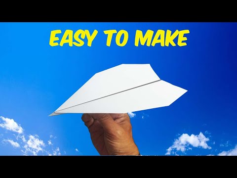 How to Make a Paper Airplane - How to Make a Paper plane for Distance Flies Far