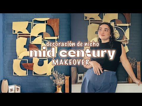 Decorando el pasillo de mi depa! MAKEOVER MID-CENTURY MODERN