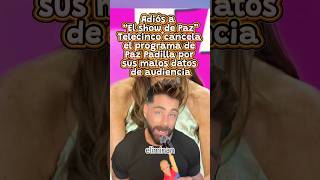 Eliminan “El Show de Paz” por su baja audiencia , #pazpadilla no convence a la audiencia