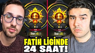 POWERTEACH İLE FATİH LİGİNDE 24 SAAT RANK KASMAK! PUBG MOBILE