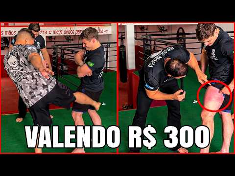 DESAFIO CHUTES NA COXA? 😱 VALENDO R$300 (FOI DESUMANO!) 🦵