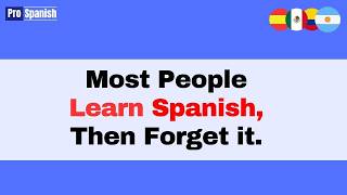 Learn Spanish: Repeat this Back Loop Until Conversationally Fluent
