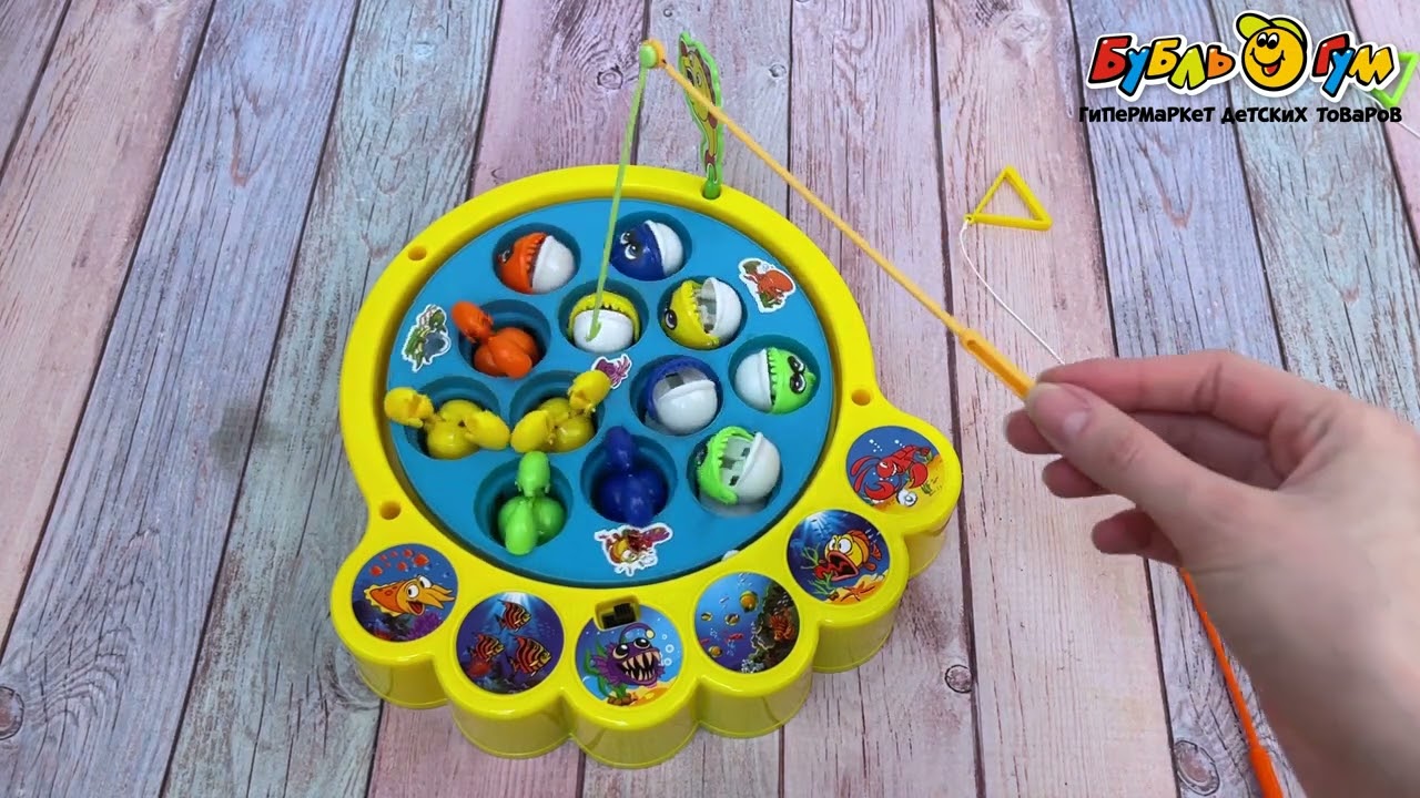 Игра настольная Lanson Toys Рыбалка 2в1 с 3лет - видео