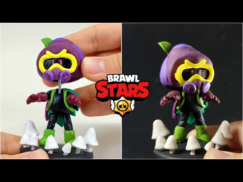 making CORDELIUS from BRAWL STARS with clay!