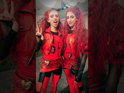 red squared ❤️‍🔥 #disney #descendants #disneychannel #music #stuntdouble #twins @kyliecantrall