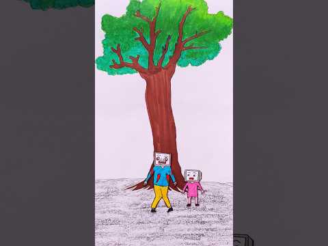 zombie attack TV Mom #shortsfeed #youtubeshorts #skibiditoilet #drawing #shorts