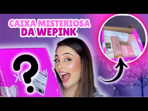 UNBOXING da caixa MISTERIOSA da WEPINK - comprei sem saber o que tinha??! 😮