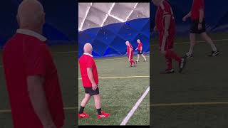 Phil Lewis with the save but Bob Hodey scores from the corner ⚽️ #walkingfootball