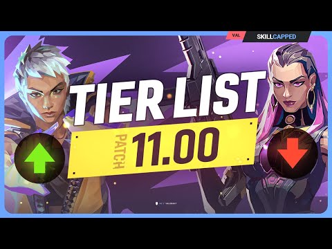 *NEW* Agent Tier List Patch 11.00 - Is Waylay Good Now? - Meta After VCT Toronto