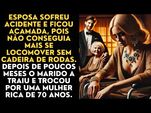 Esposa sofreu acidente e ficou acamada, pois não conseguia mais se locomover sem...