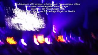 KOLLEGAH ENDLÖSUNG -LIVE- ZHT 3 RedLightTour Hamburg-26.3.16 (incl. Lyrics)