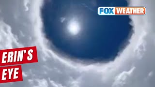 Watch: Hurricane Hunters Fly Into Hurricane Erin's Eye